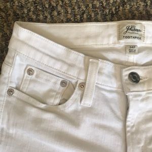 J. Crew White Jeans